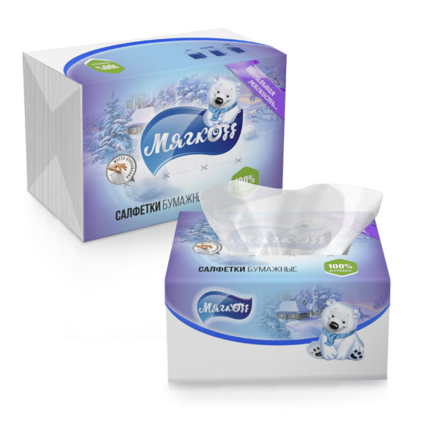 Магнитогорск — Салфетки «Мягкоff» белые оптом.