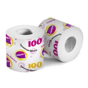 Магнитогорск — Туалетная бумага  «Новинка 100» со втулкой оптом.