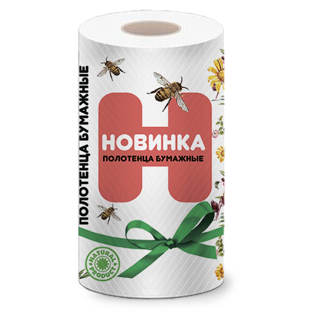 Магнитогорск — Полотенца  «Новинка» 1 рулон   белые оптом.