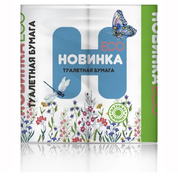 Магнитогорск — Туалетная бумага  «Новинка ЭКО» 4Р 2 слоя белая оптом.